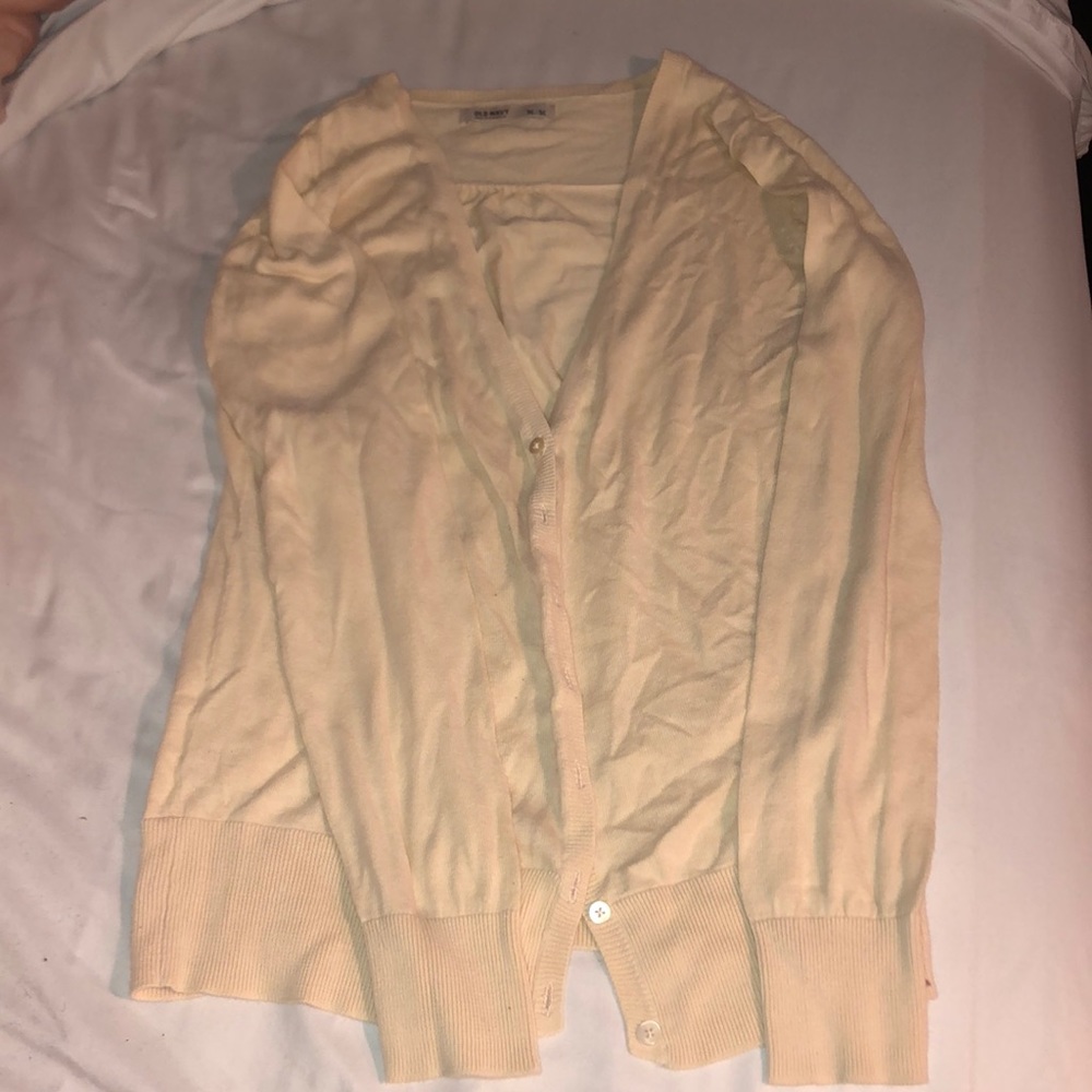 Cream cardigan